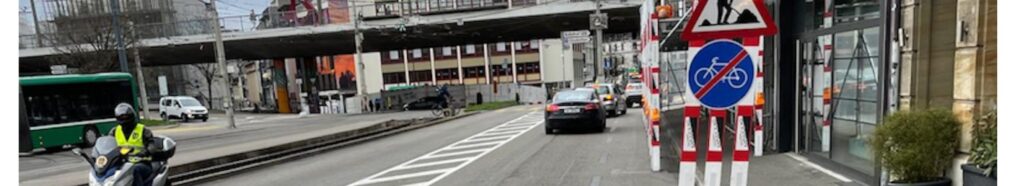 veloführung bei Baustellen